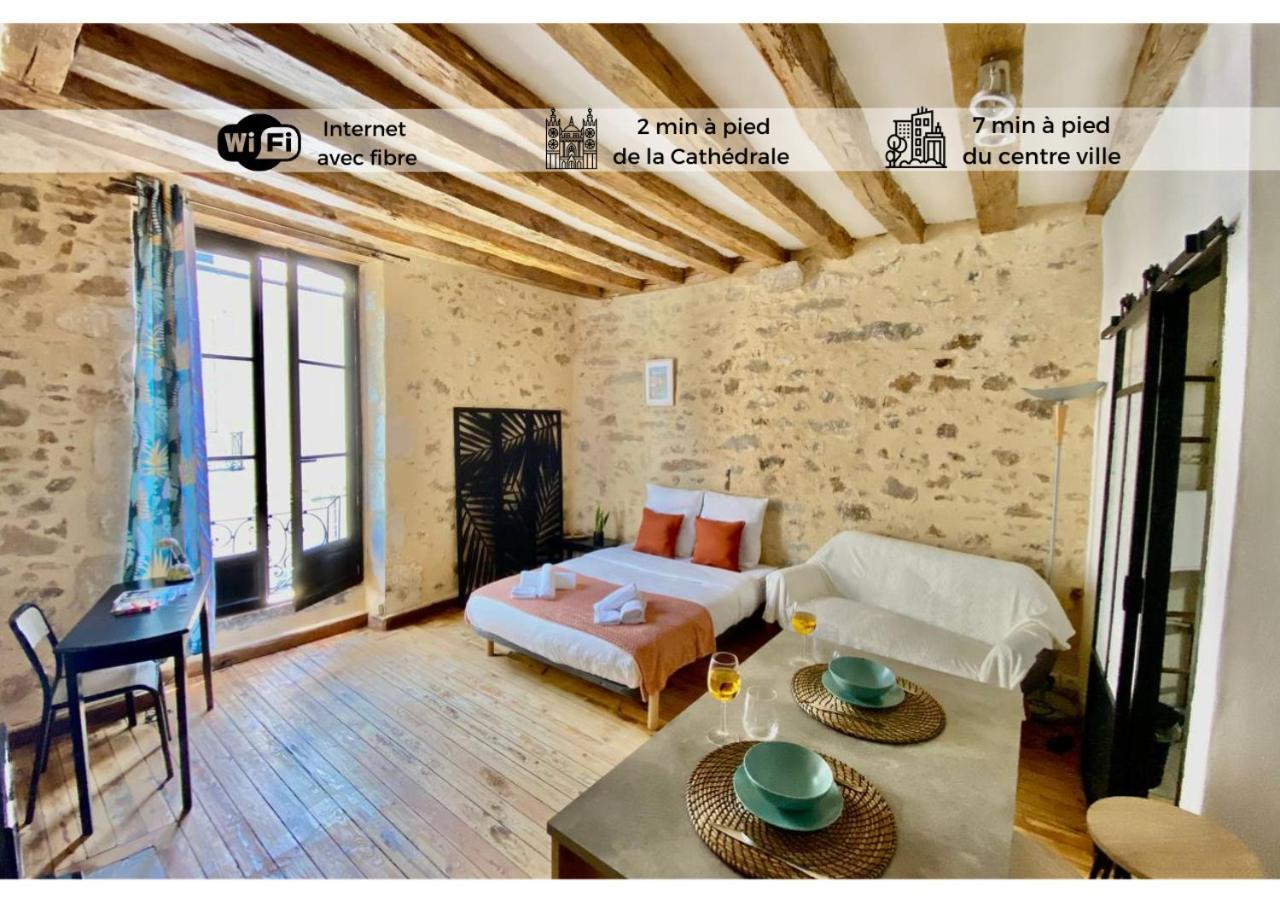 Le Cosy-Chic, 2 Min A Pied Cathedrale , Jacobins Lejlighed Le Mans Eksteriør billede
